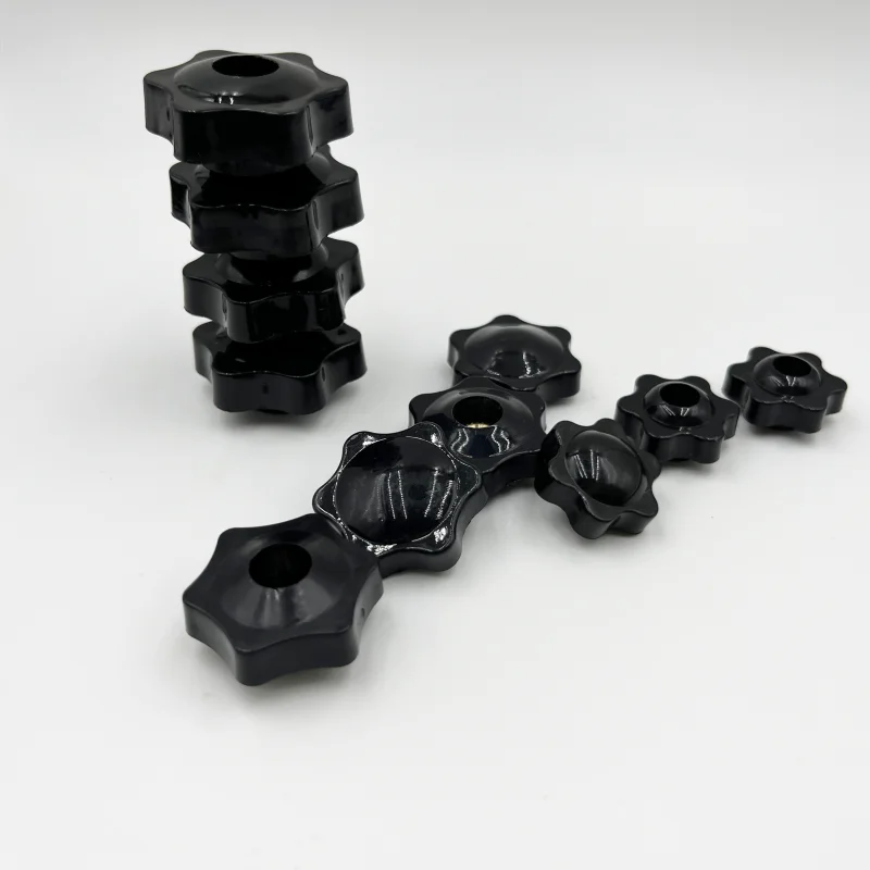 Manual Tighten Nut Thumb Clamping Knob Handle Plum Thread Hand Mechanical Star Nuts M4 M5 M6 M8 M10 M12 Plum Hand Tighten Nut