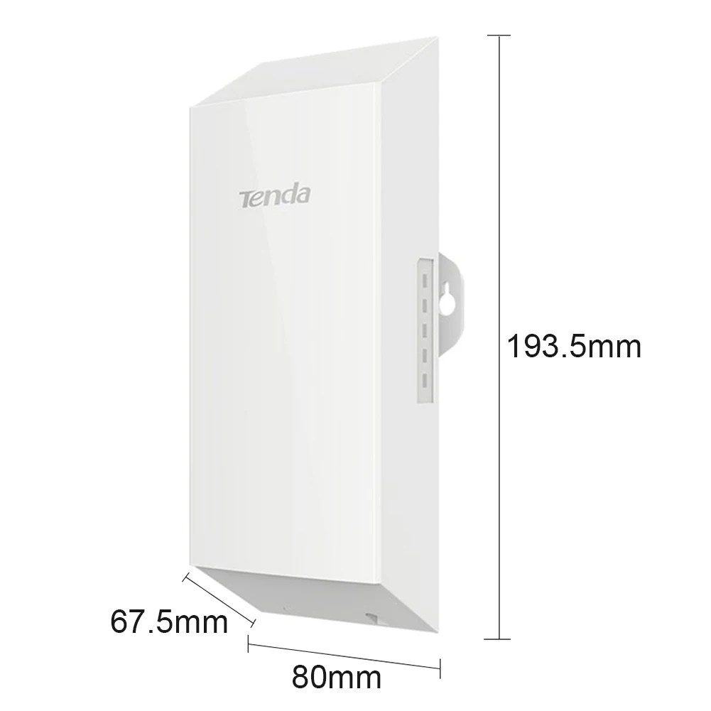 Tenda O1 Outdoor Access Point 300Mbps Long Range Smart Manage Router CPE 2.4GHz PoE Wireless Bridge 8dBi Transmission Waterproof