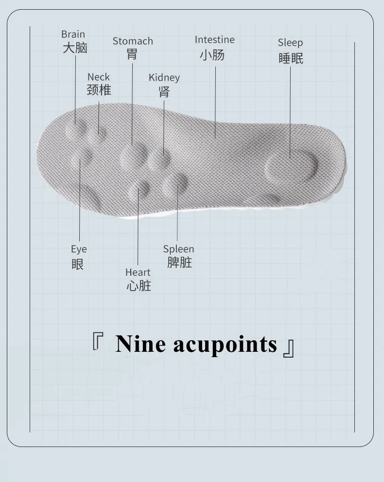 4D Sports Insoles Ultra-soft High-elasticity Pads Anti-pain Antibacterial Deodorant Pad Casual Cushion Arch Support Foot Insoles