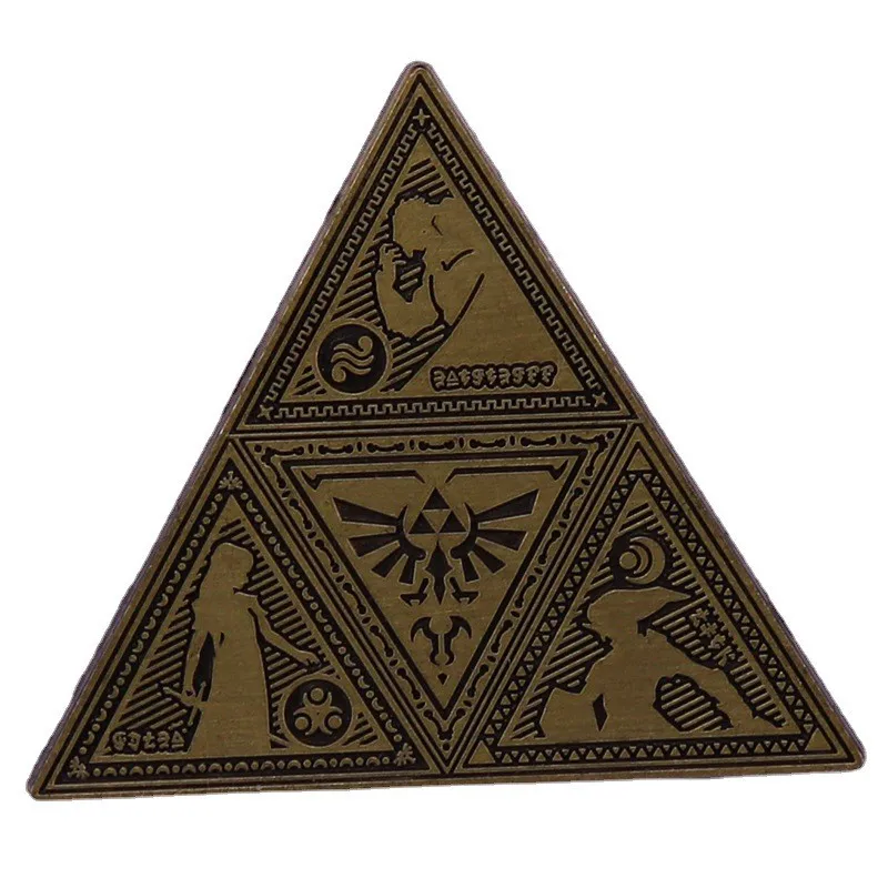 Zelda Tears of The Kingdom Enamel Pins Anime Cartoon Link Metal Brooch Badge Backpack Lapel Collar Pins Jewelry Accessory Gifts