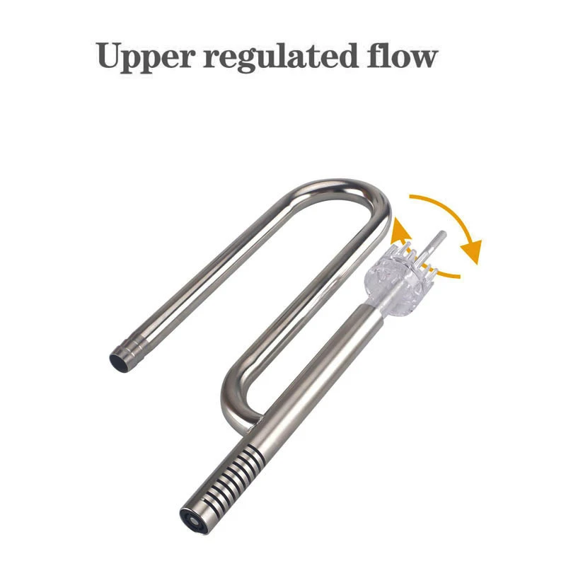 ZRDRAquarium Filter Stainless Steel External Filter Accessories Inlet and Outlet Water Remove Oil Film Lily Tube Aquarium filter