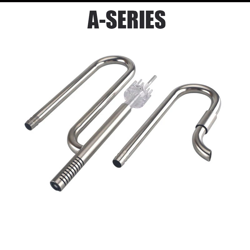 ZRDRAquarium Filter Stainless Steel External Filter Accessories Inlet and Outlet Water Remove Oil Film Lily Tube Aquarium filter