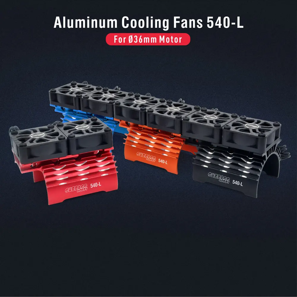 SURPASS HOBBY 36mm 40-42mm 55-58mm Brushless Motor Cooling Fan Holder for 540 550 3650 3660 4268 4274 1/10 1/7 1/8 1/5 RC Car