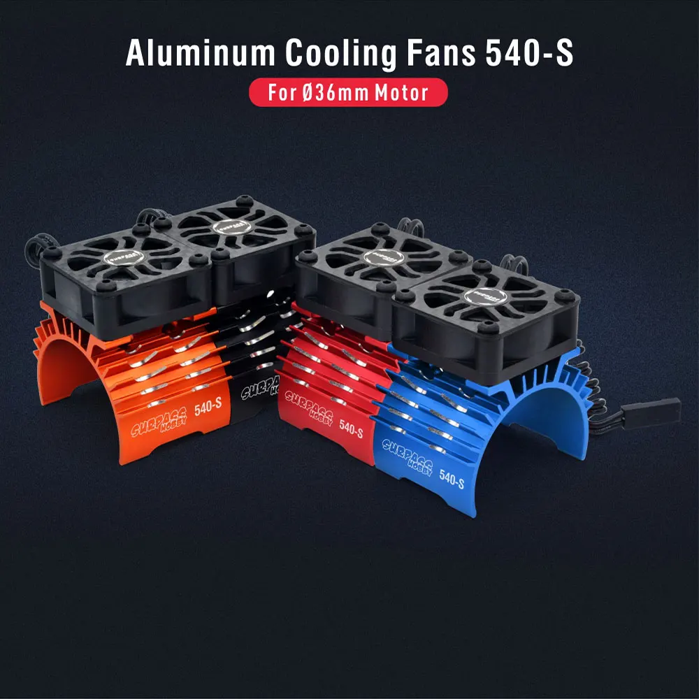 SURPASS HOBBY 36mm 40-42mm 55-58mm Brushless Motor Cooling Fan Holder for 540 550 3650 3660 4268 4274 1/10 1/7 1/8 1/5 RC Car