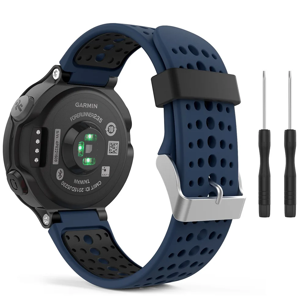WatchBand For Garmin Forerunner 235 235 Lite 735XT Band Silicone Bracelet For Forerunner 220 230 620 630 WristStrap