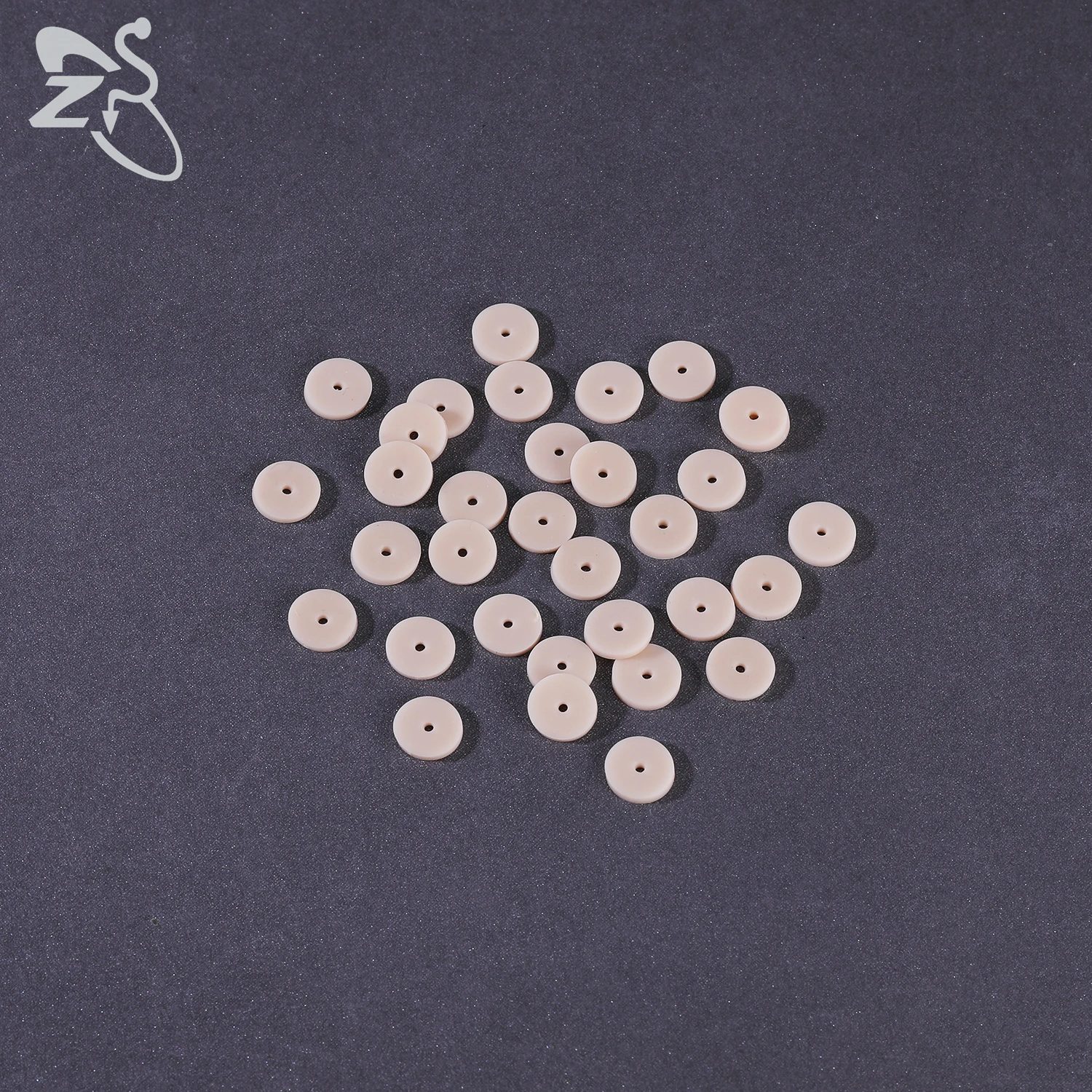 ZS 6-200pcs/lot Silicone Piercing Healing Discs Set Flexible Anti Hyperplasia Flat Clear Medical Grade Silicone Disc 3/5/7/9MM