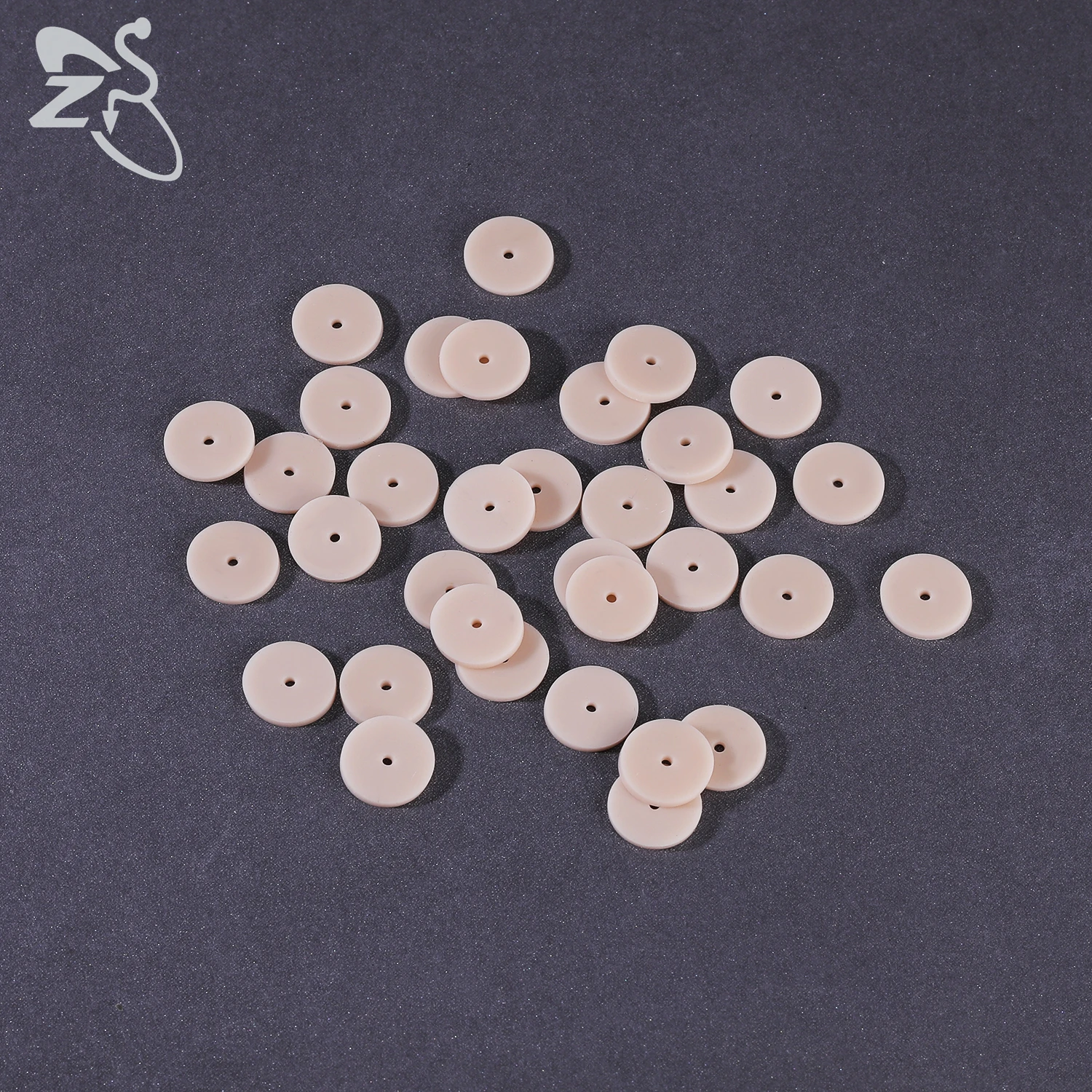 ZS 6-200pcs/lot Silicone Piercing Healing Discs Set Flexible Anti Hyperplasia Flat Clear Medical Grade Silicone Disc 3/5/7/9MM