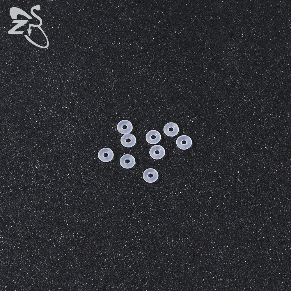 ZS 6-200pcs/lot Silicone Piercing Healing Discs Set Flexible Anti Hyperplasia Flat Clear Medical Grade Silicone Disc 3/5/7/9MM