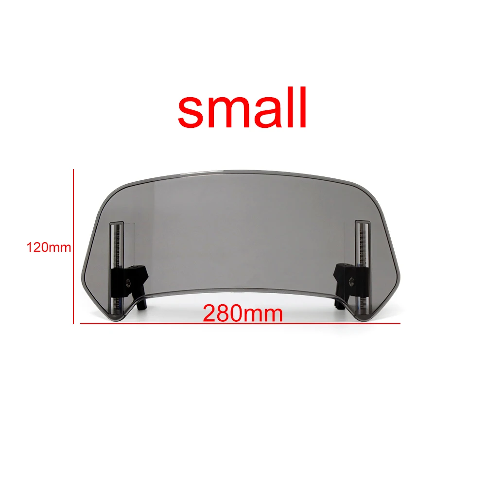 Motorcycle Windshield Extension Spoiler Windscreen Air Deflector For Suzuki VS 600 800 DL650 DL1000 DL250 V-STROM 650 1000 XT