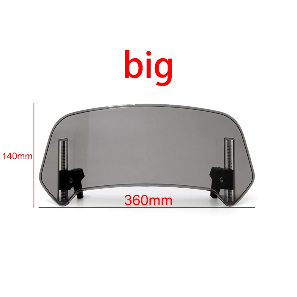 Motorcycle Windshield Extension Spoiler Windscreen Air Deflector For Suzuki VS 600 800 DL650 DL1000 DL250 V-STROM 650 1000 XT