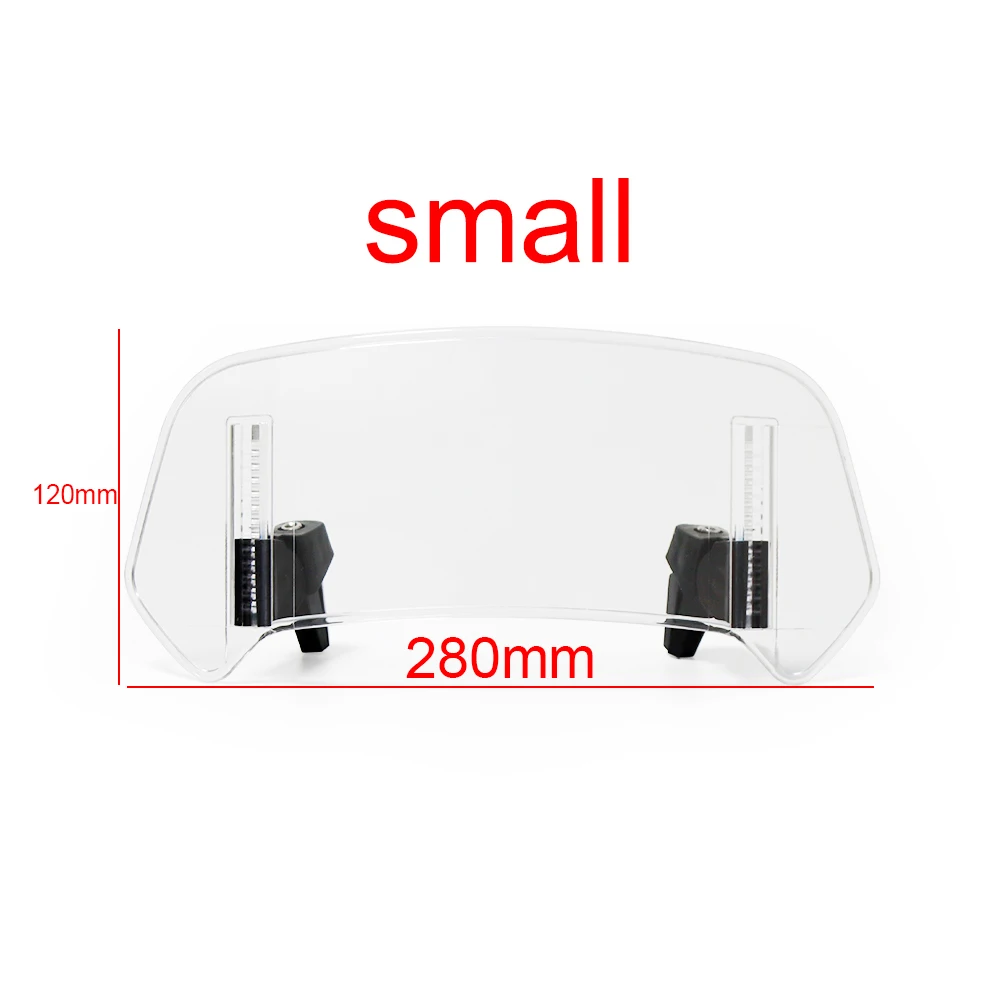 Motorcycle Windshield Extension Spoiler Windscreen Air Deflector For Suzuki VS 600 800 DL650 DL1000 DL250 V-STROM 650 1000 XT