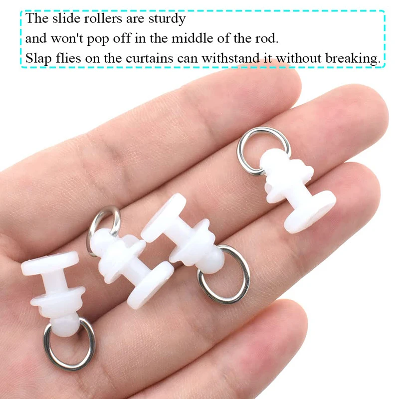 Silent Curtain Track Pulley For Room Curtains Bathroom Curtains Blinds Curtain Plastic Track Pulley