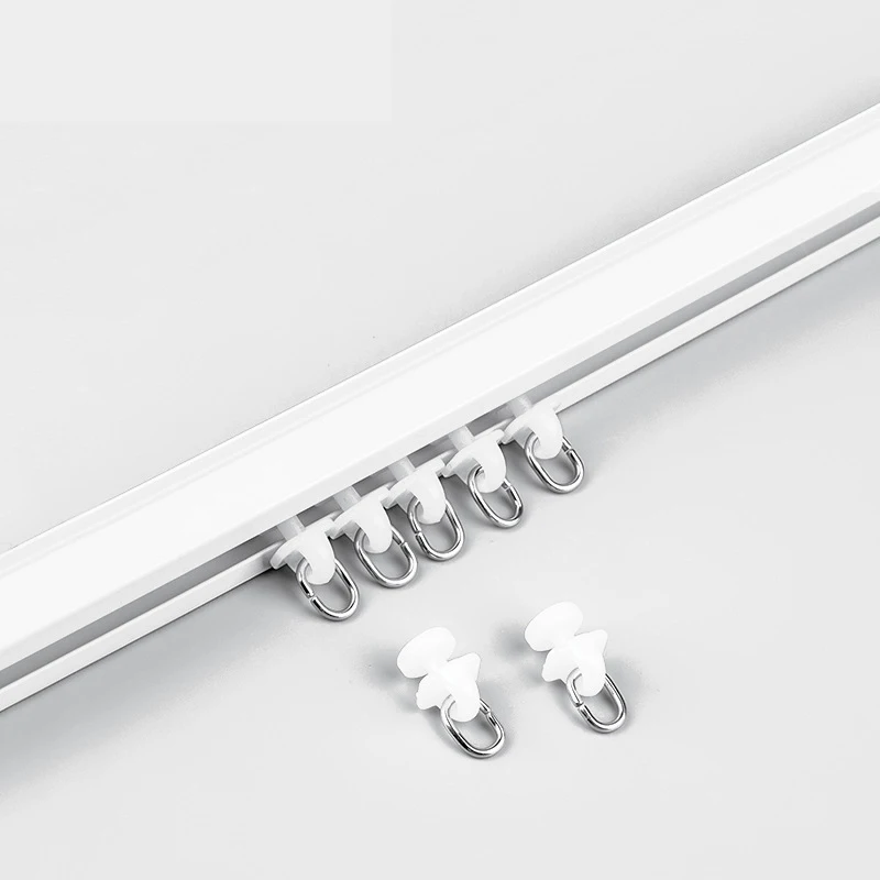 Silent Curtain Track Pulley For Room Curtains Bathroom Curtains Blinds Curtain Plastic Track Pulley