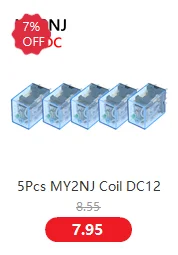 MY2P HH52P MY2NJ DPDTMiniature Coil Generalelectromagnetic intermediate relay switch withSocket Base LED AC 110V 220V DC 12V 24V
