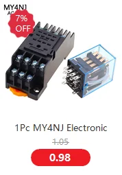 MY2P HH52P MY2NJ DPDTMiniature Coil Generalelectromagnetic intermediate relay switch withSocket Base LED AC 110V 220V DC 12V 24V