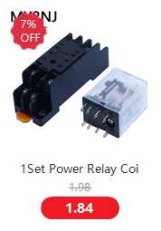 MY2P HH52P MY2NJ DPDTMiniature Coil Generalelectromagnetic intermediate relay switch withSocket Base LED AC 110V 220V DC 12V 24V