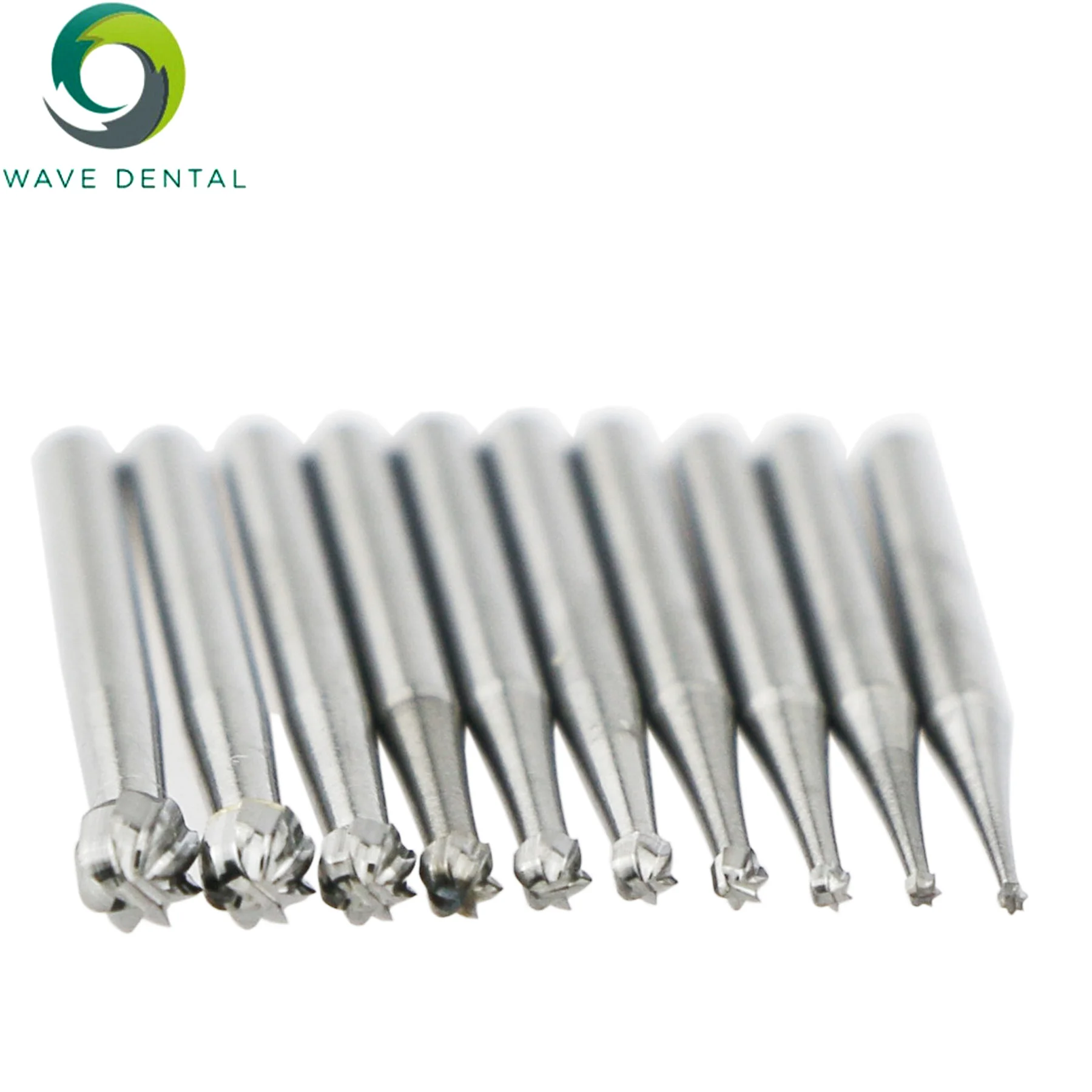 PRIMA WAVE Dental Tungsten Carbide Burs Ball Round Head FG Series For High Speed Handpiece Dia.1.6mm 5Pcs/Pack
