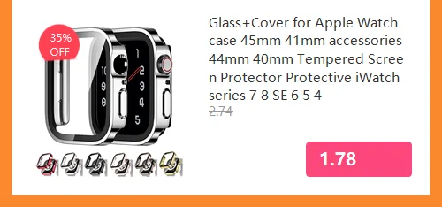 Cover For Apple Watch Ultra 3 4 Case 49mm Accessories PC Shockproof Bumper+Tempered Glass Screen Protector iwatch Series Ultra 2