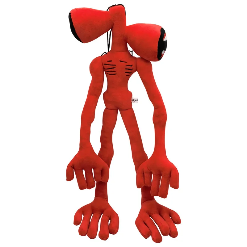 Anime Siren Head Plush Doll Toys Scary Black White Red Sirenhead Cat Peanut Soft Cartoon Stuffed Figure Children Gifts