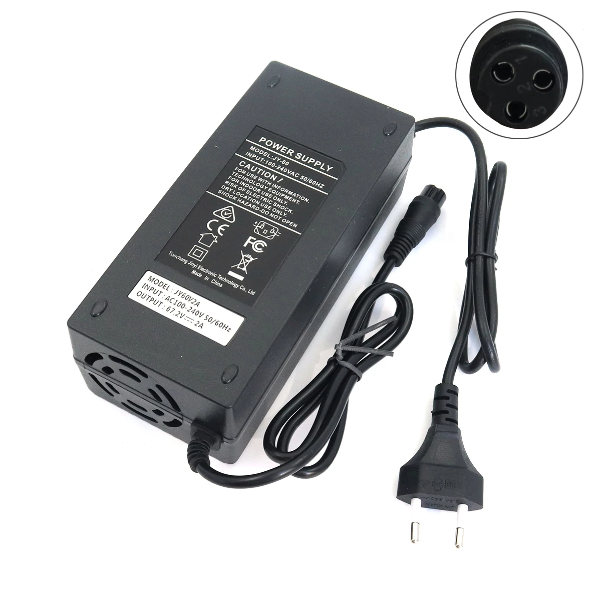 Lithium Battery Electric Car Charger 48V 60V Electric Car Lithium Ion 48V2A Electric Scooter General for Little Citycoco