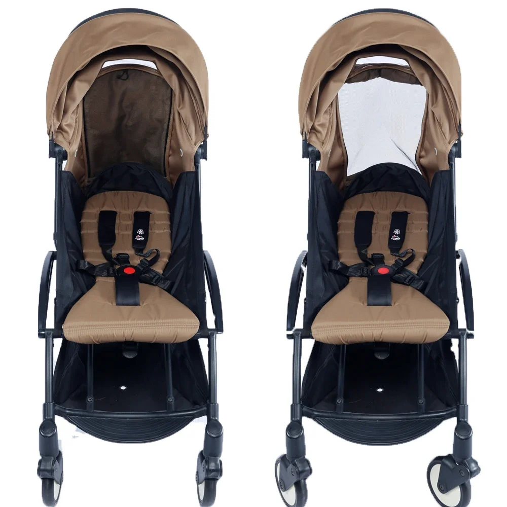 175° Stroller Hood&Seat Liner For Babyzen Yoyo Canopy Cover Cushion Fit YOYO2/YOYA Pram Sunshade 1:1 Fabric Stroller Accessories