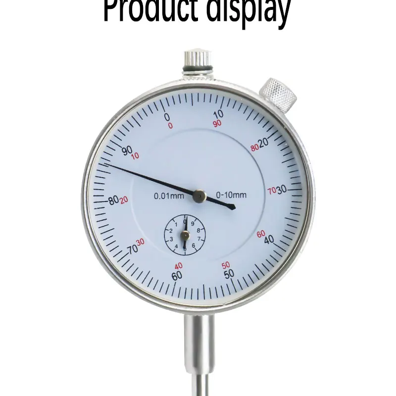 Precision 0.01mm Dial Indicator Gauge 0-10mm Meter Precise 0.01mm Resolution Indicator Gauge Mesure Instrument Tool Dial Gauge