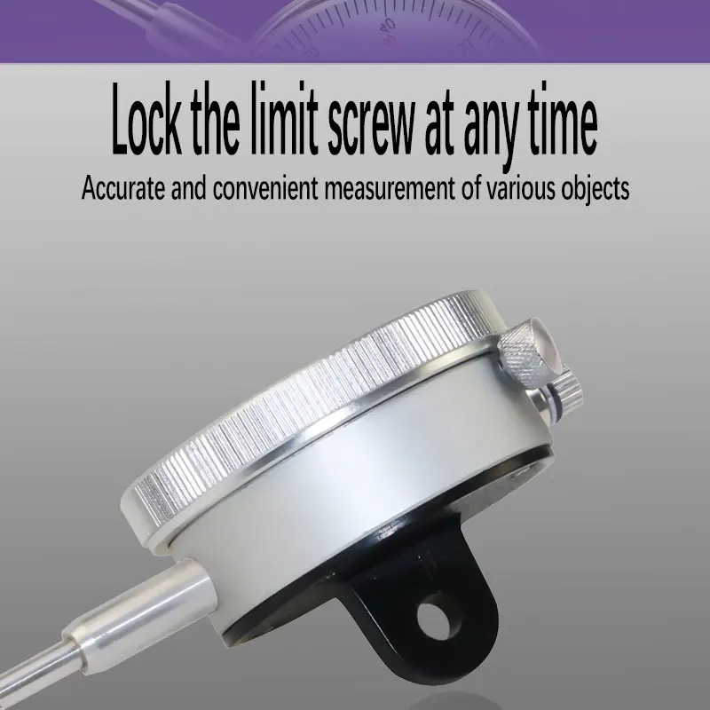Precision 0.01mm Dial Indicator Gauge 0-10mm Meter Precise 0.01mm Resolution Indicator Gauge Mesure Instrument Tool Dial Gauge