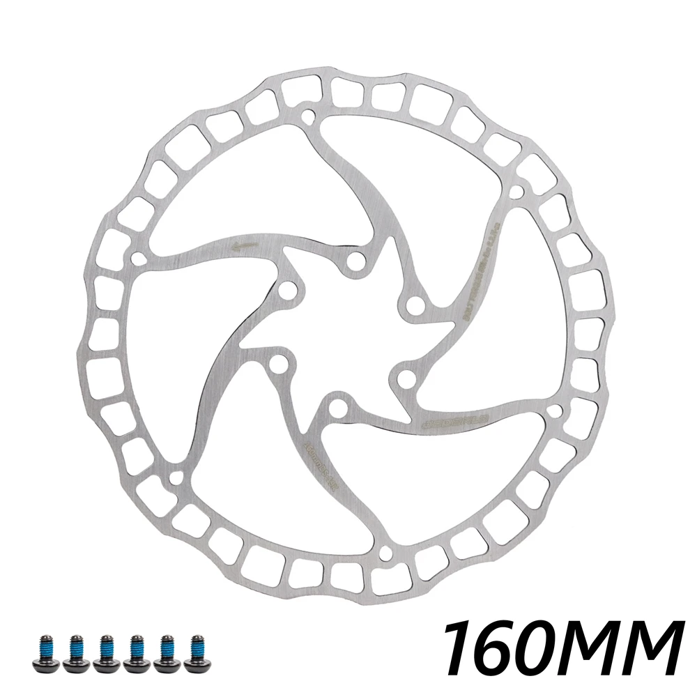 2PCS ultralight 87g Kocevlo bicycle disc brake rotor mountain bike brake disc 160/180mm 6/7 inch with Free Bolts