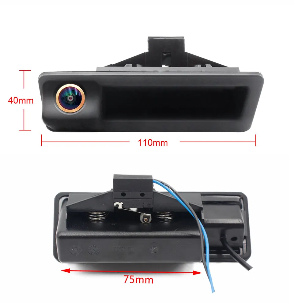 Rear View Camera For BMW X1 X3 E39 E53 E82 E88 E84 E90 E91 E92 E93 E60 E61 E70 E71 E72 Backup Reverse AHD 2K Fisheye Lens Camera