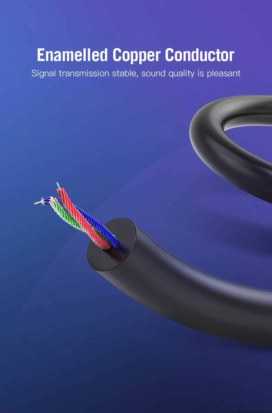 Vention 2 RCA to 2 RCA Cable Male to Male Audio Cable for Home Theater DVD Amplifier TV 1m 2m 3m 5m Cable RCA Gold-Plated Cabo