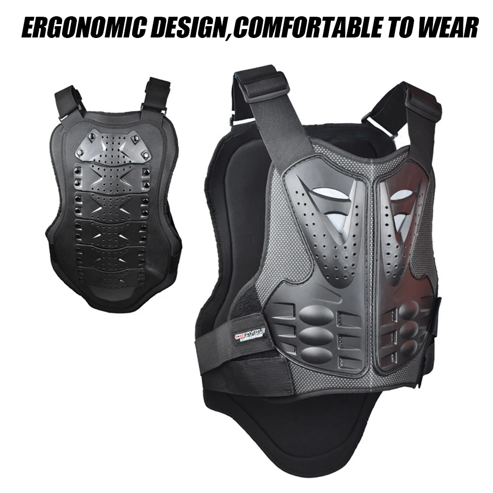 Motorcycle Dirt Bike Body Armor Protective Gear Outdoor Driving Adult Chest Back Protection Vest For Motocross Skiing Skating