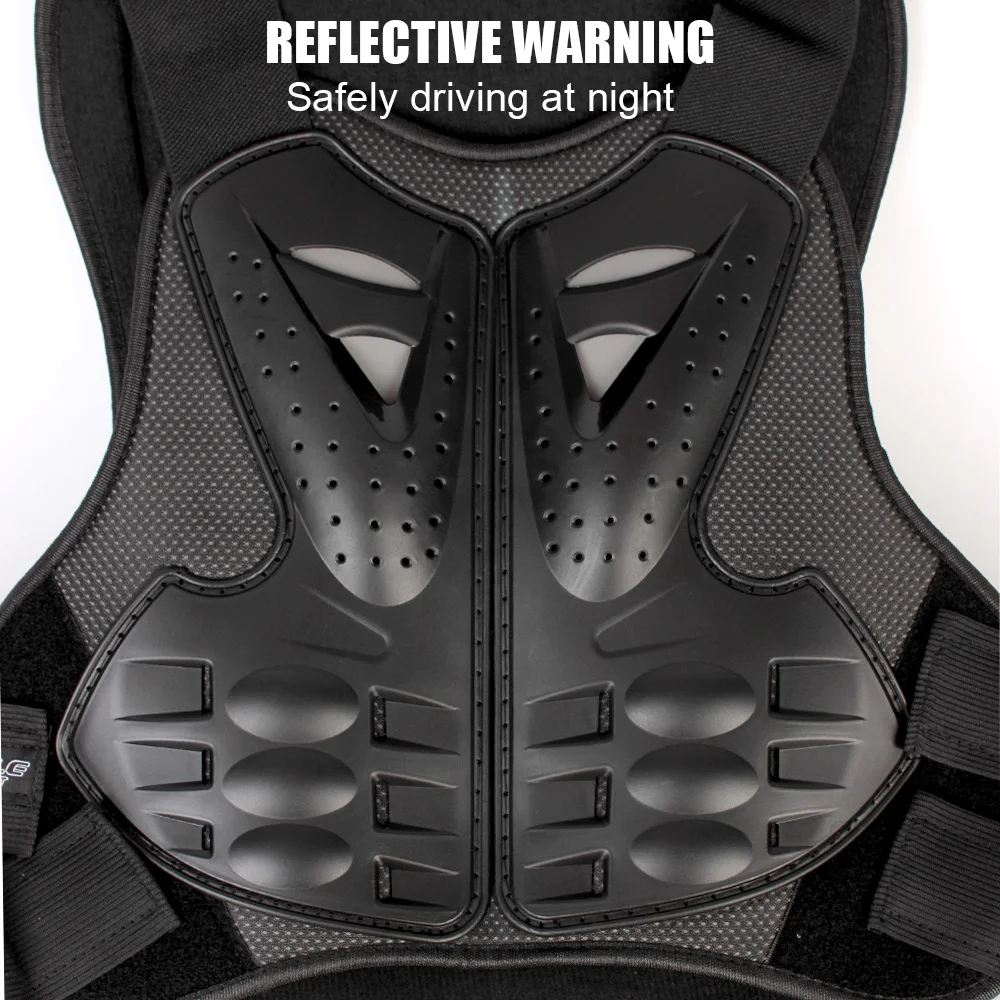 Motorcycle Dirt Bike Body Armor Protective Gear Outdoor Driving Adult Chest Back Protection Vest For Motocross Skiing Skating
