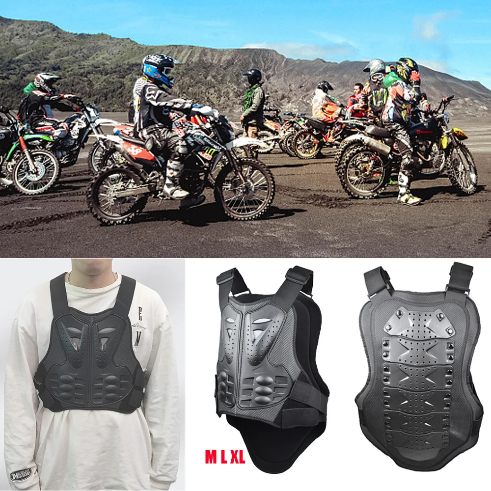 Motorcycle Dirt Bike Body Armor Protective Gear Outdoor Driving Adult Chest Back Protection Vest For Motocross Skiing Skating
