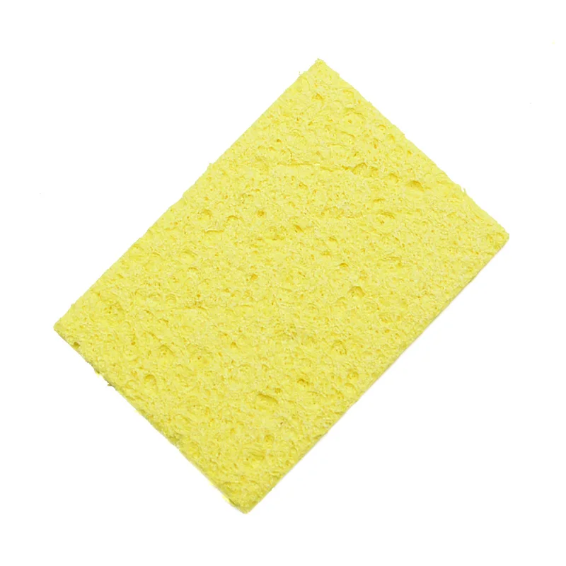 5/10Pcs Yellow Cleaning Sponge Cleaner for Enduring Electric Welding Soldering Iron