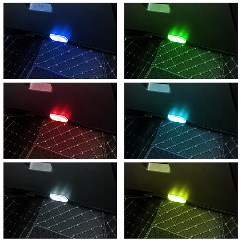 BLALION LED Interior Light Lamp Magnetic Wireless Touch Light Auto Roof Ceiling Reading Lamp for Trunk Storage Box USB Charging