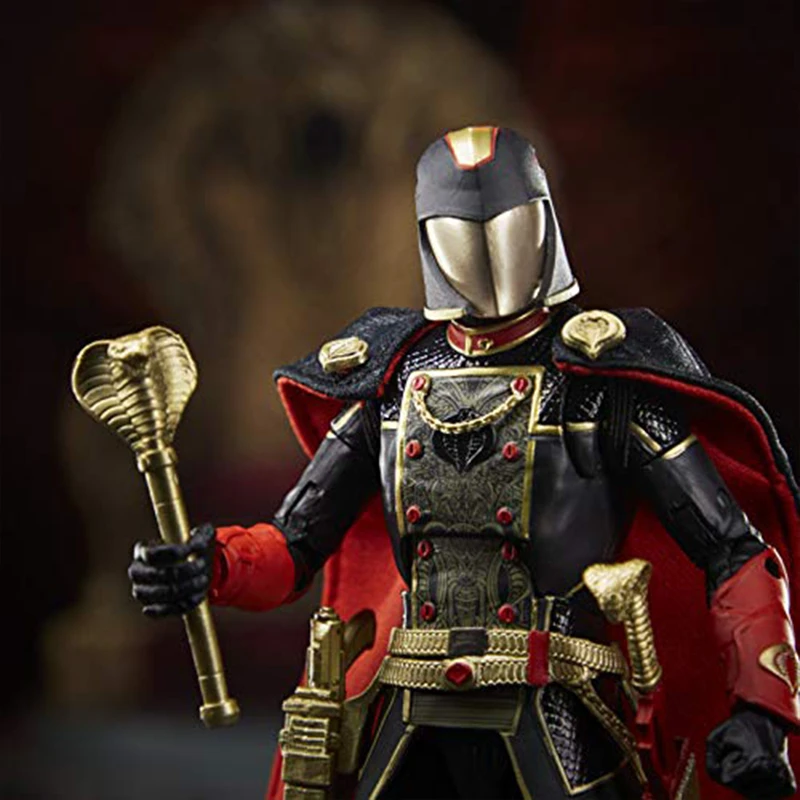 Ko G.i.joe Classified Series Snake Supreme Cobra Commander 6inch Action Figure Collection With Multiple Accessories Collectibles