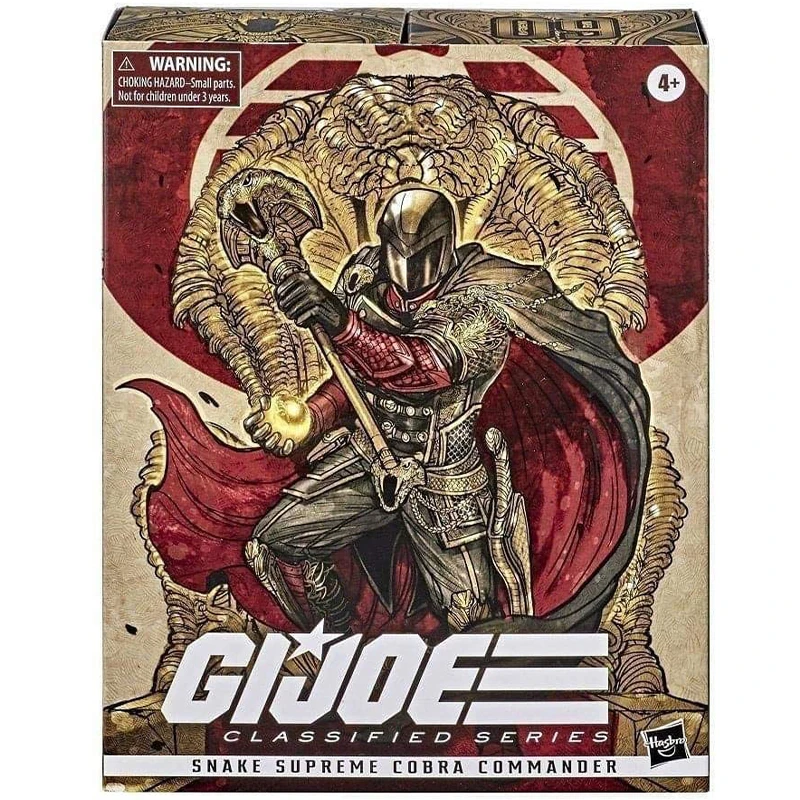 Ko G.i.joe Classified Series Snake Supreme Cobra Commander 6inch Action Figure Collection With Multiple Accessories Collectibles