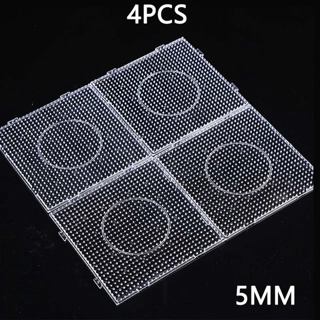 2.6/5mm Mini Hama Beads template Toy DIY perler tool Beads Educational Tangram Jigsaw Puzzle Iron beads tool Free shipping