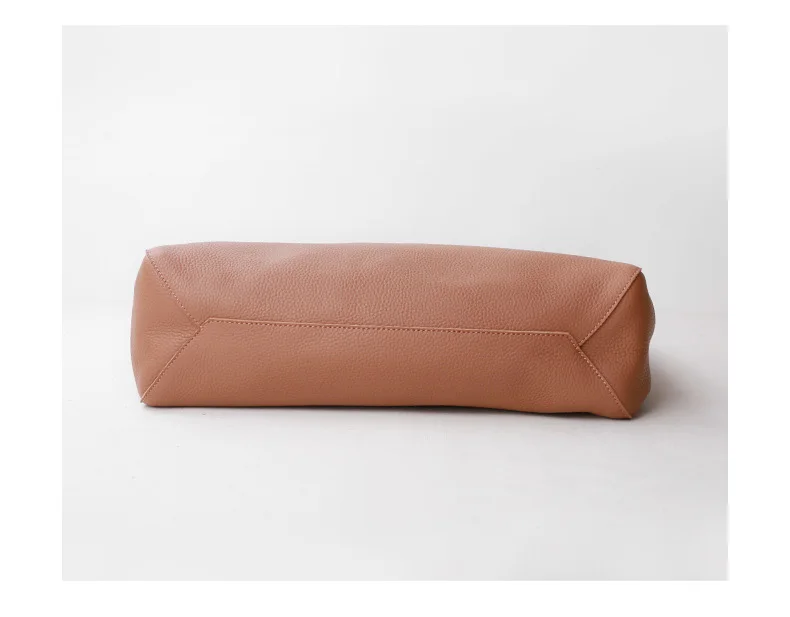 Women Tote Bag Luxurious Genuine Leather Handbag Female Soft First Layer Cowhide Leather Shoulder Bag for Colleague Girls