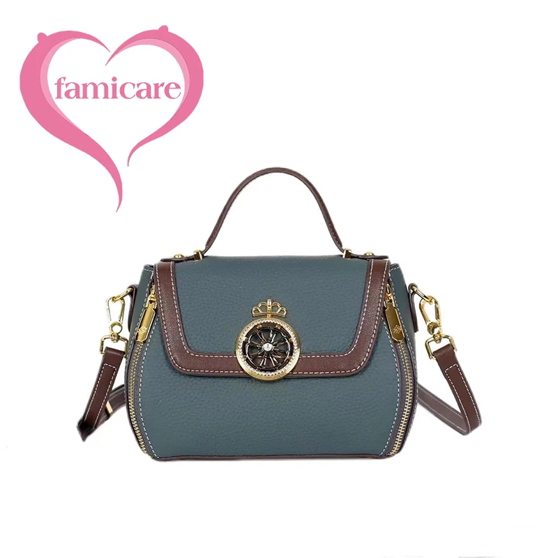 Women Tote Bag Luxurious Genuine Leather Handbag Female Soft First Layer Cowhide Leather Shoulder Bag for Colleague Girls