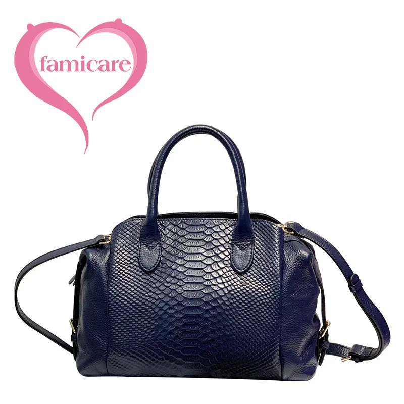 Women Tote Bag Luxurious Genuine Leather Handbag Female Soft First Layer Cowhide Leather Shoulder Bag for Colleague Girls