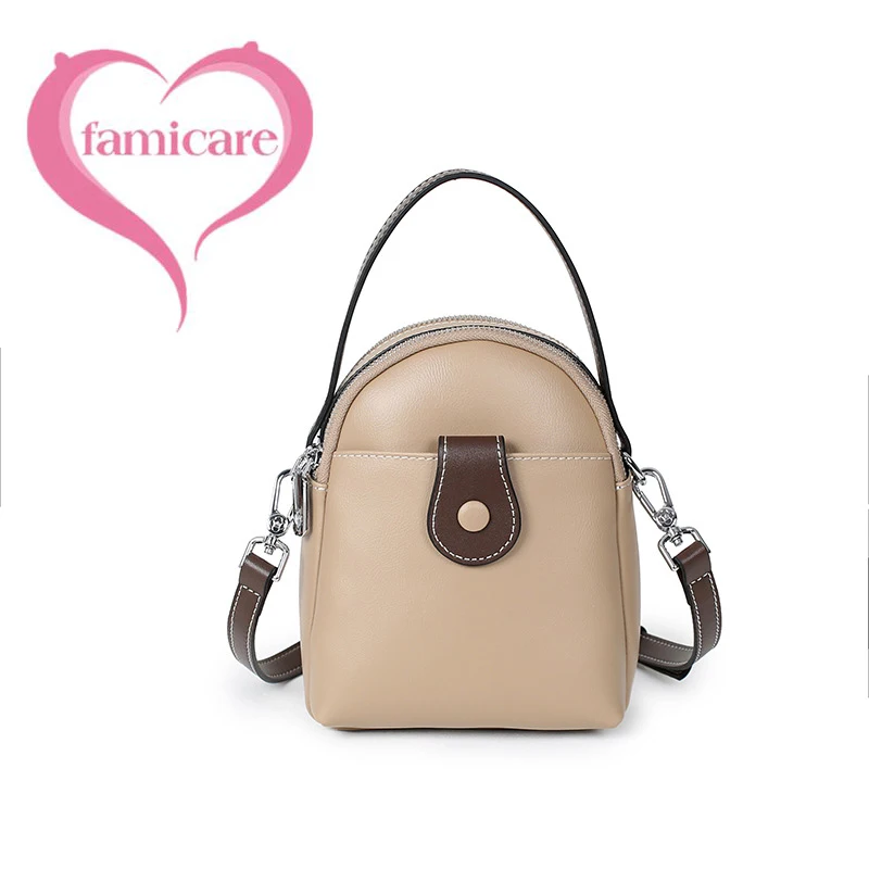 Women Tote Bag Luxurious Genuine Leather Handbag Female Soft First Layer Cowhide Leather Shoulder Bag for Colleague Girls