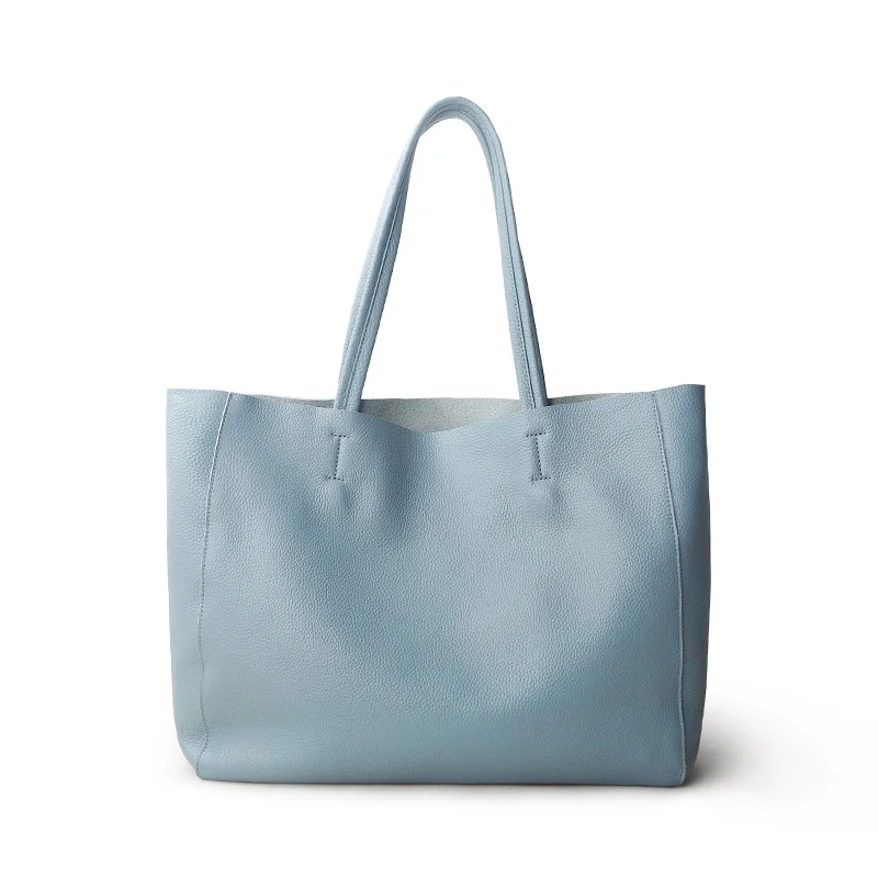 Women Tote Bag Luxurious Genuine Leather Handbag Female Soft First Layer Cowhide Leather Shoulder Bag for Colleague Girls