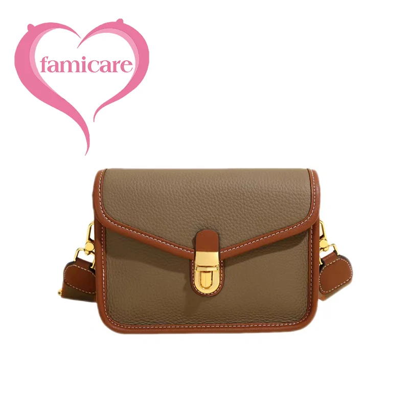 Women Tote Bag Luxurious Genuine Leather Handbag Female Soft First Layer Cowhide Leather Shoulder Bag for Colleague Girls