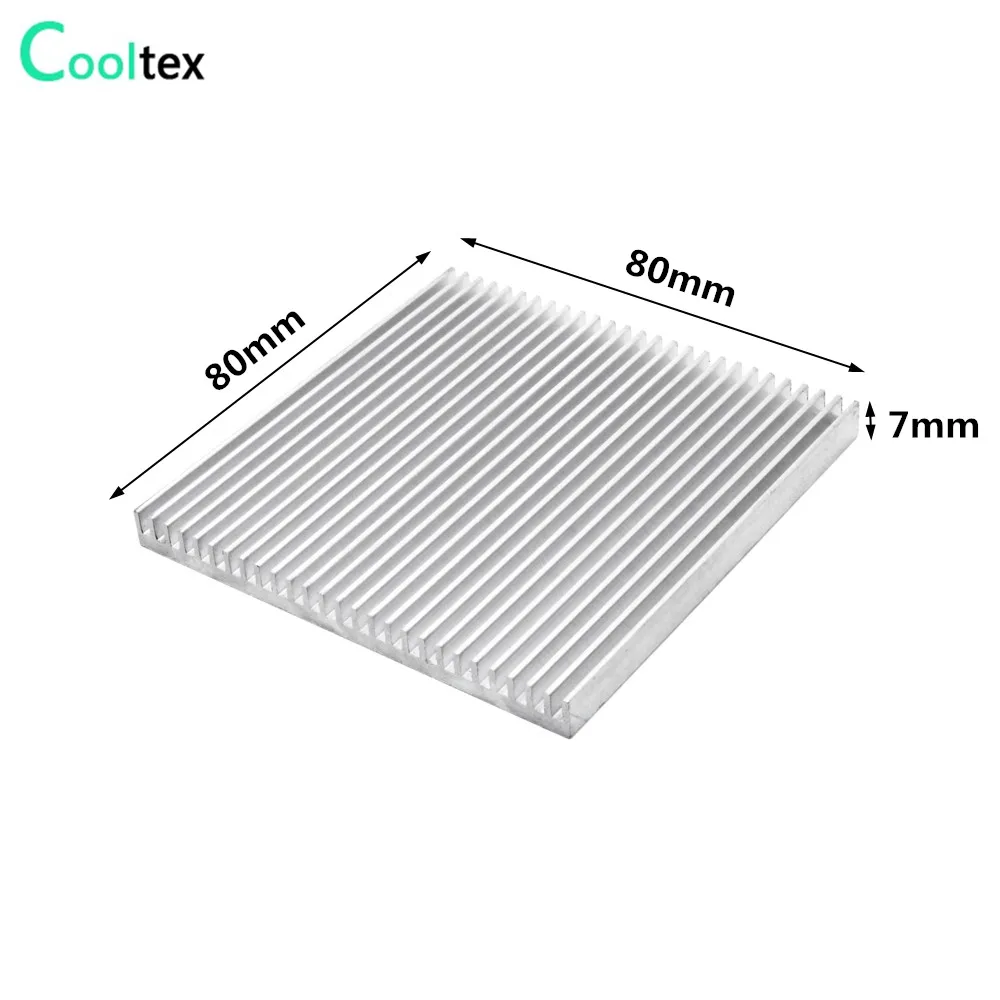 Aluminum Heatsink Extruded Heat Sink for LED Electronic PCB CHIP Heat Dissipation Cooling Cooler