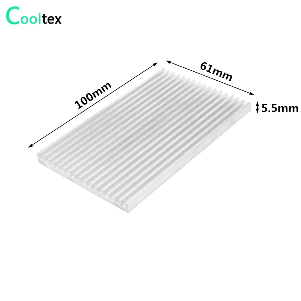 Aluminum Heatsink Extruded Heat Sink for LED Electronic PCB CHIP Heat Dissipation Cooling Cooler