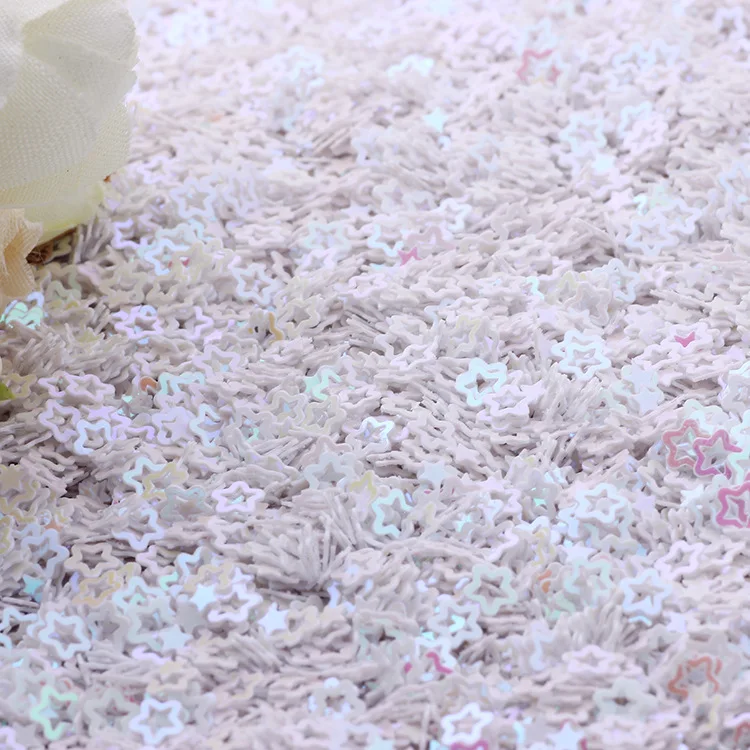 4mm 20g Stars Flower Glittering Sequins Paillettes Sprinkles For Slime Additives DIY Slime Accessories Filler Wedding Nail Art