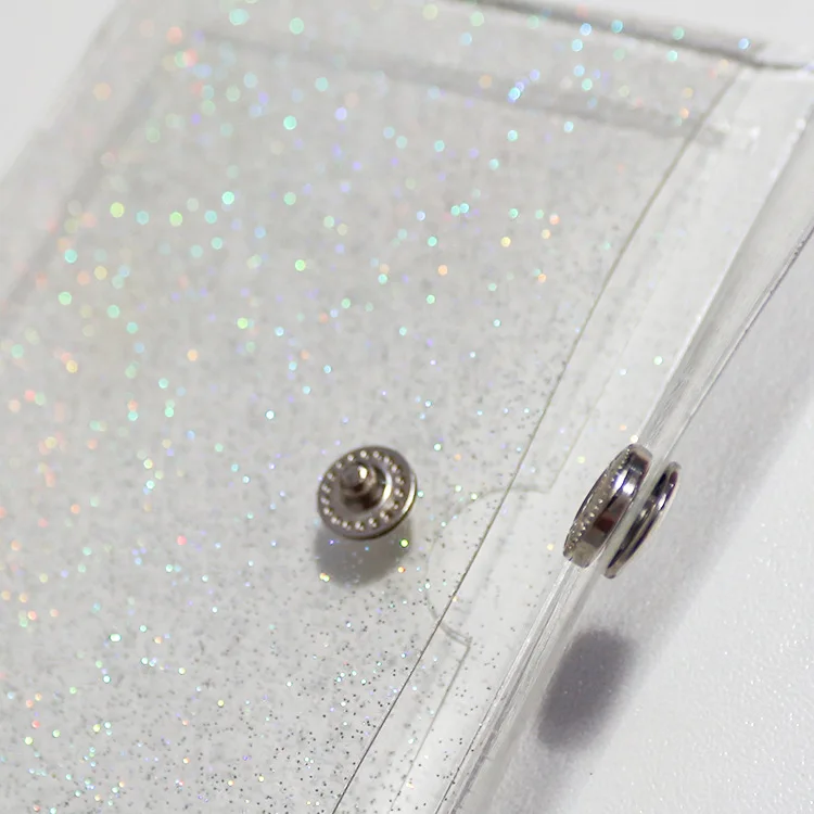 Women Transparent Coin Purse Girls Change Money Pouch Credit Card Holder Wallet PU Female Purses Clutch Bag for Kids Gifts