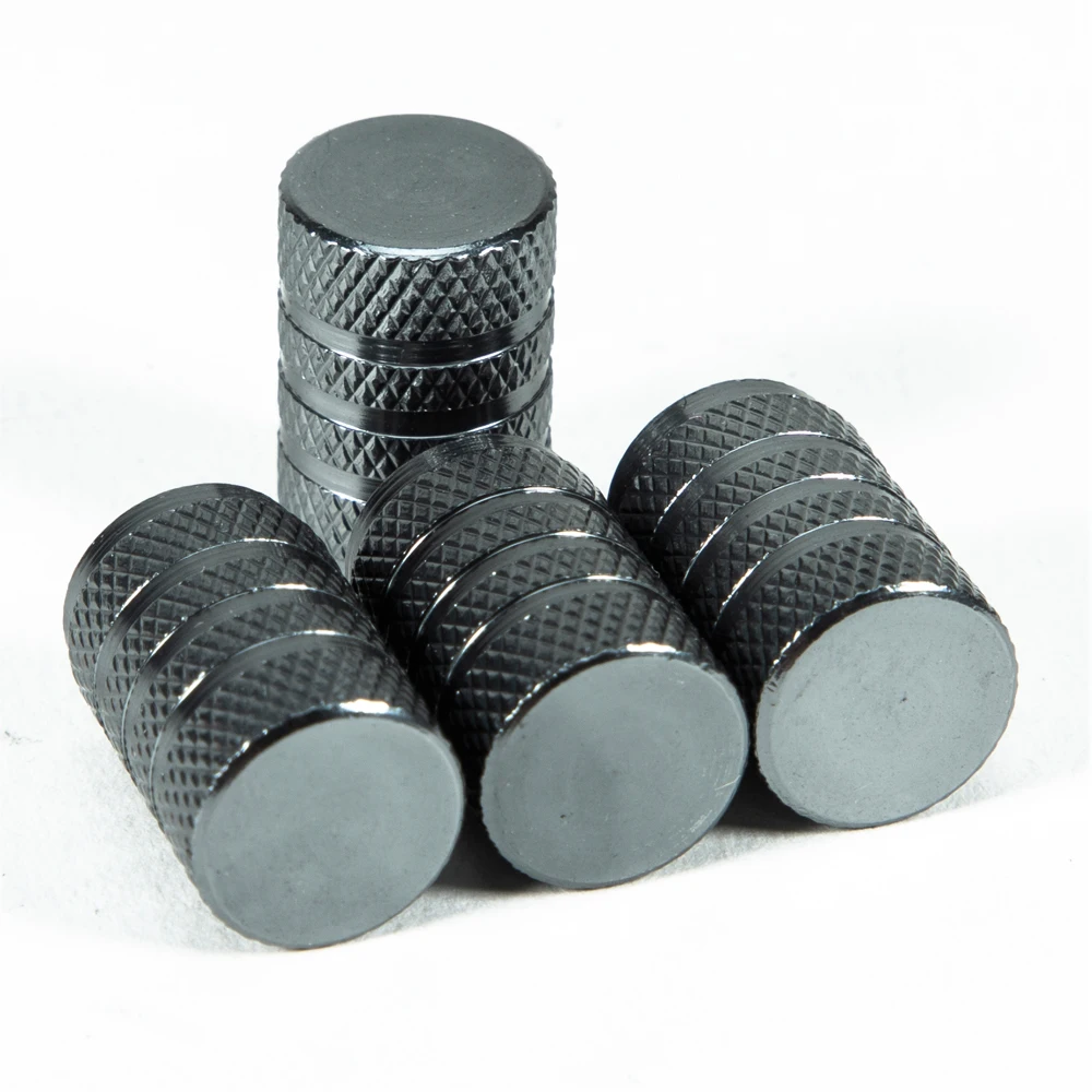AQTQAQ Aluminum Alloy Car Wheel Tire Valve Caps Tyre Rim Stem Covers Airdust Waterproof for Automobiles Motorcycles Trucks Bikes