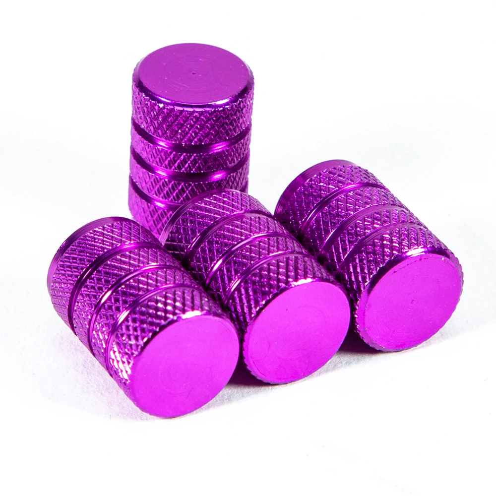 AQTQAQ Aluminum Alloy Car Wheel Tire Valve Caps Tyre Rim Stem Covers Airdust Waterproof for Automobiles Motorcycles Trucks Bikes